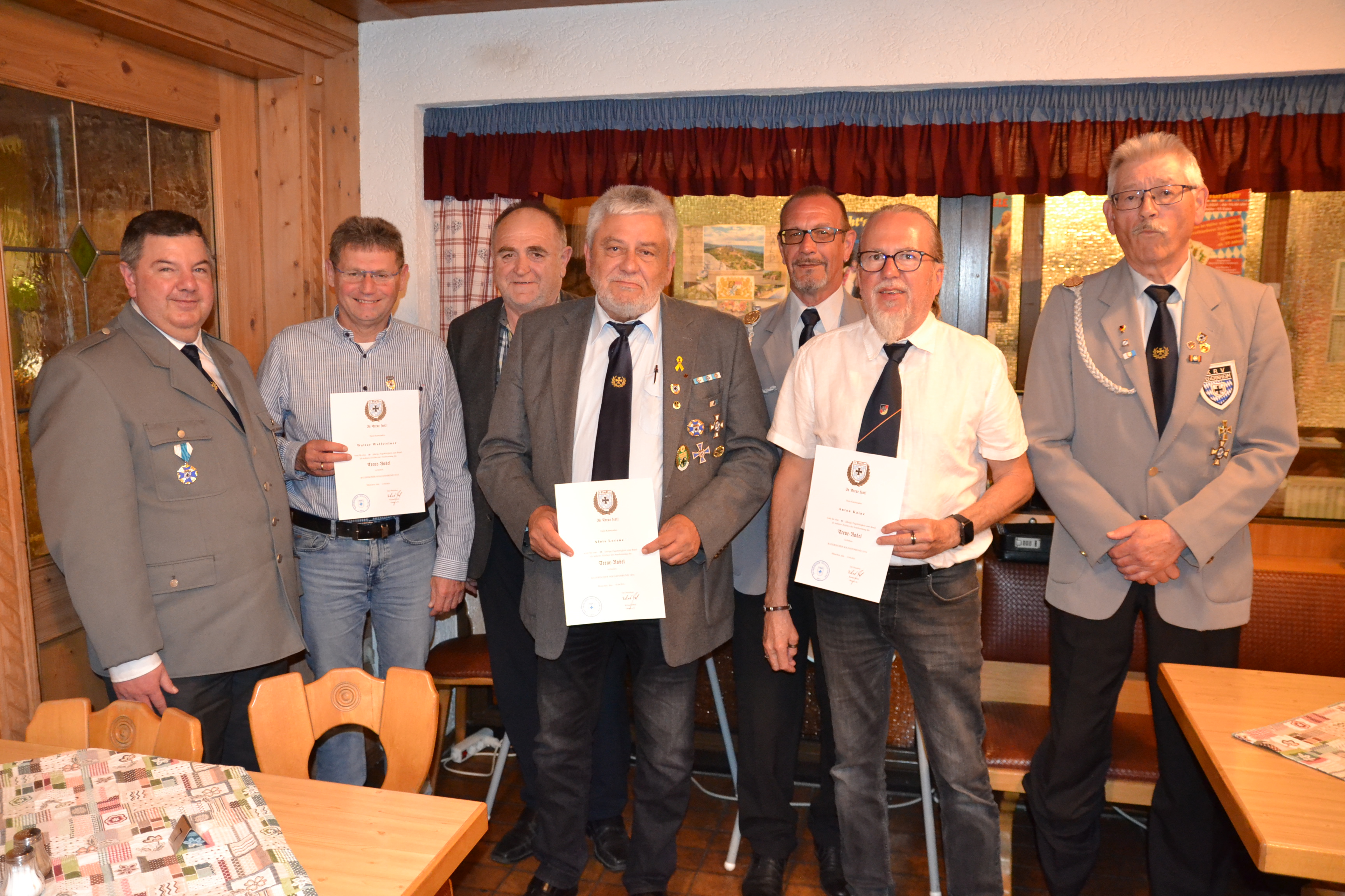 Jahreshauptversammlung des Krieger- und Reservistenverein Tegernheim