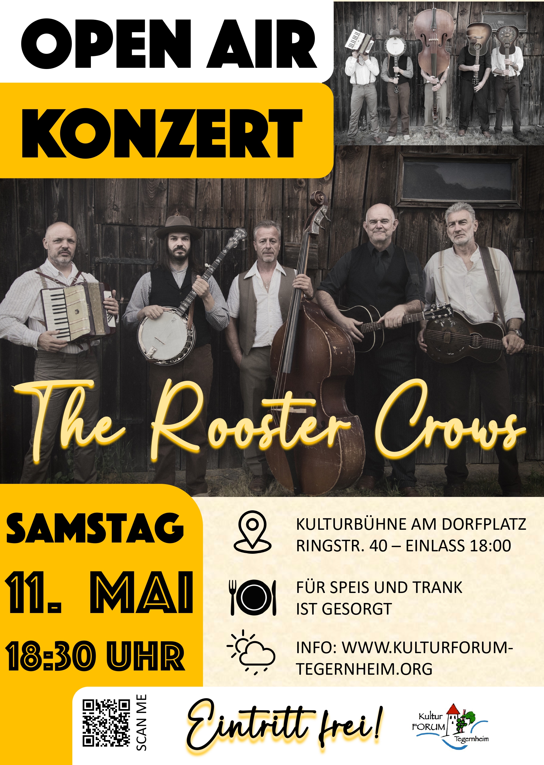Open-Air-Konzert - The Rooster Crows